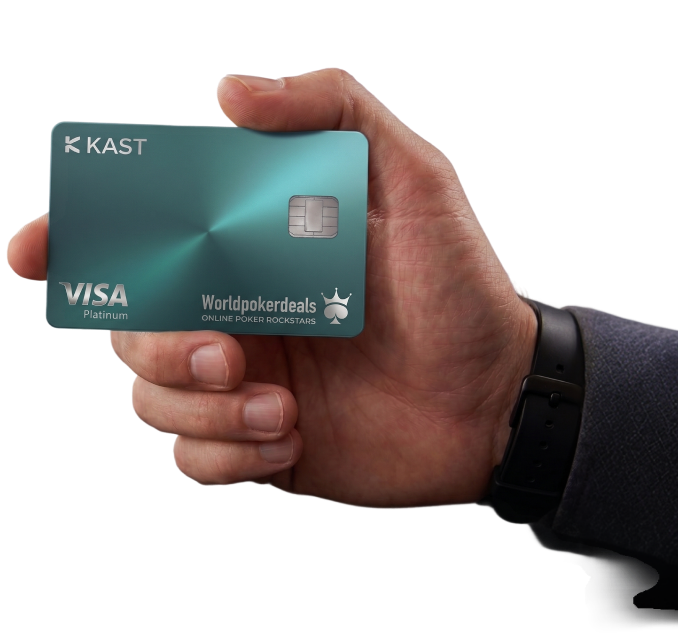 Tarjeta KAST sostenida en la mano
